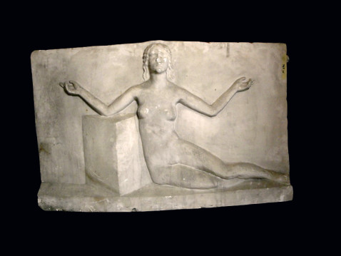 Gipsabguss Relief