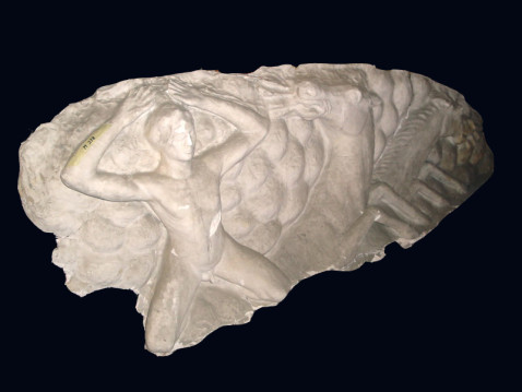 Gipsabguss Relief