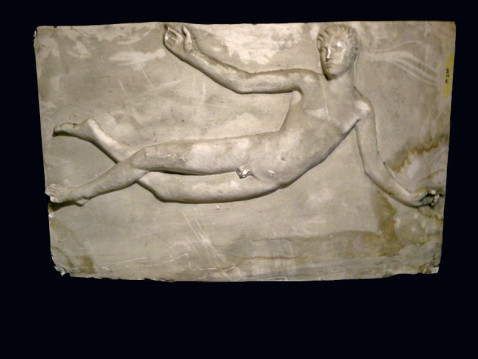 Gipsabguss Relief