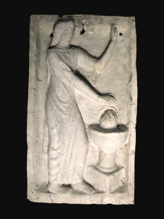 Gipsabguss Relief